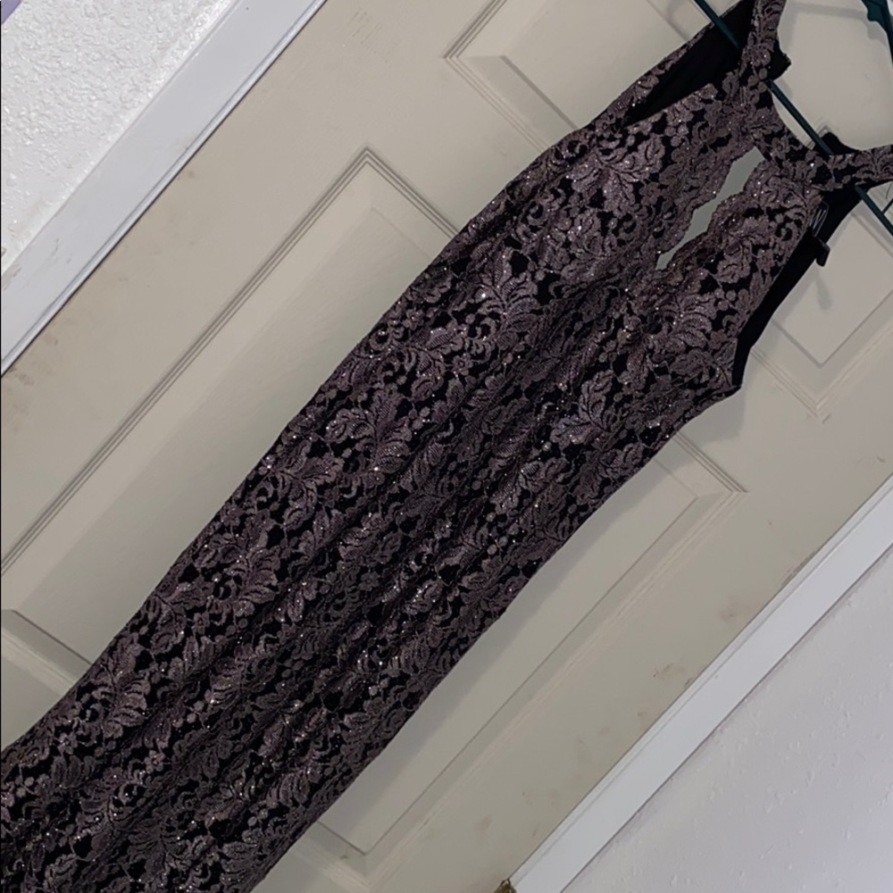 Sparkling Floral Mermaid Prom dress